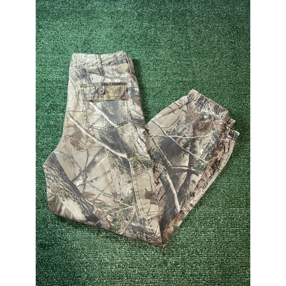 Realtree Camo Cargo Pants Youth Large 10/12 - Picture 2 of 8